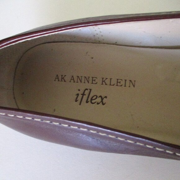 Anne Klein iflex "Burt" Womens Brown Leather Flat Loafer Shoe NWD - Size 6.5M - Picture 6 of 10